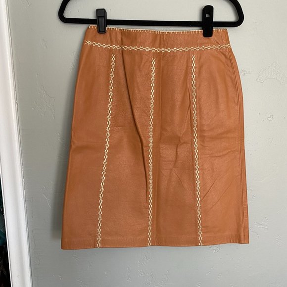 Gap Boho Leather Skirt - Picture 3 of 7